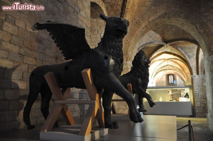 Immagine Il Grifone e il Leone sono i simboli Perugia e si trovano dentro al Palazzo dei Priori