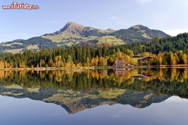 Immagine Il lago nero Schwarzsee Kitzbuhel Austria - © george green / Shutterstock.com