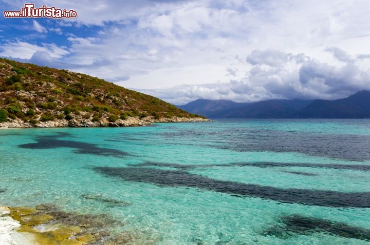 Immagine Sole e nuvole su Spiaggia Saleccia, il lato selvaggio della Corsica - nascosta dalla natura fitta e rigogliosa e raggiungibile solo via mare o attraverso impervi sentieri, Spiaggia Saleccia è ormai famosa non solo in Corsica ma in tutta Europa per il suo mare cristallino e per essere la "spiaggia selvaggia" per eccellenza.  - © Oleksiy Drachenko / Shutterstock.com