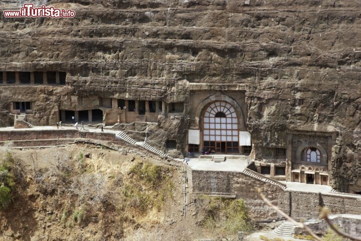 Immagine Il sito Unesco delle grotte di Ajanta, stato di Maharashtra in India - © Rafal Cichawa / Shutterstock.com