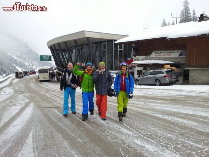 Immagine Impianti di risalita al comprensorio sciistico di Stuba, Tirolo, Austria. 