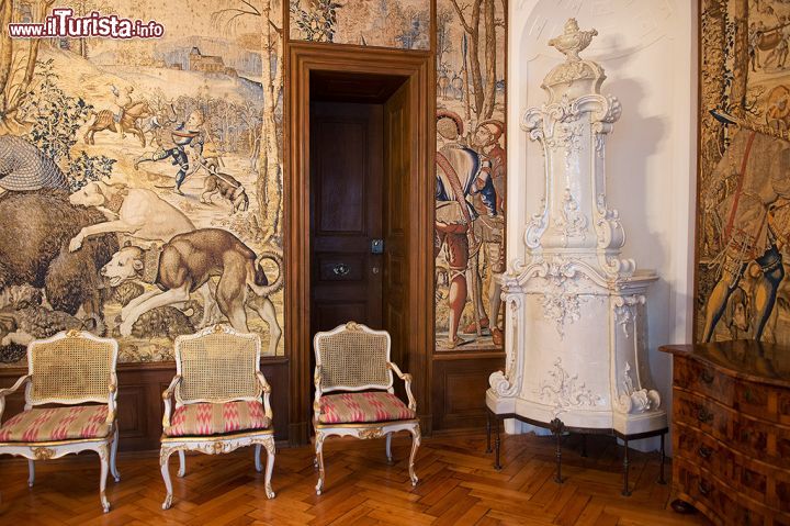 Immagine Interni eleganti nel Castello Nuovo di Meersburg in Germania