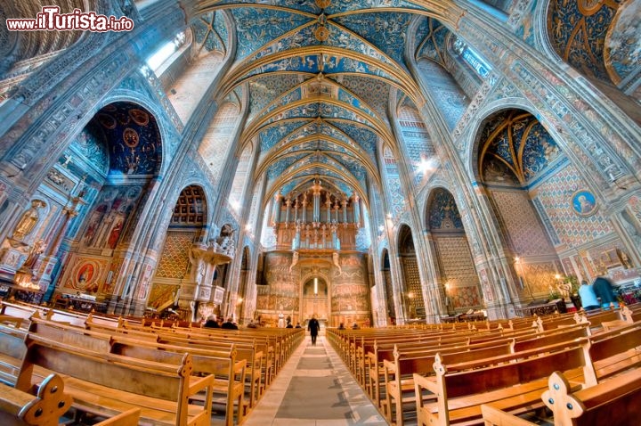 Immagine Lo splendido interno affrescato della Cattedrale di Santa Cecilia di Albi - foto © Hugues Courtois