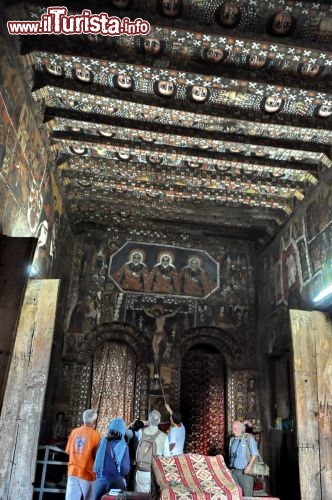 Immagine Interno Debran Birhan Selassie la chiesa di Gondar