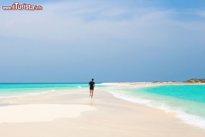 Immagine Jogging nei caraibi: una corsa tonificante sulla spiaggia di Los Roques in Venezuela - © Dmitry Burlakov / Shutterstock.com