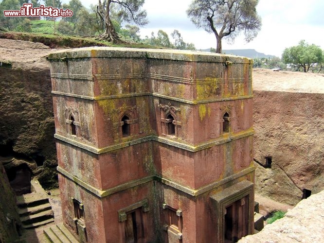 Immagine Lalibela Etiopia la chiesa ipogea di S.Giorgio -  Foto di Giulio Badini