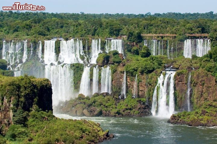 Immagine Le cascate di Iguassu sono tra le piu spettacolari del mondo, qui le osserviamo dal versante brasiliano - © Eduardo Rivero / Shutterstock.com