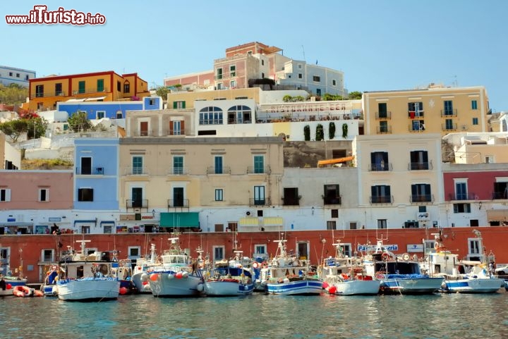 Immagine Le case colorate di Ponza Lazio italia - © claudio zaccherini / Shutterstock.com