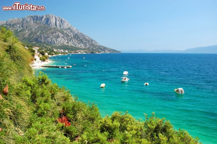 Immagine Il limpido mare della Croazia da il meglio di sè sulla  Riviera di Makarska in  Dalmazia - © darios / Shutterstock.com