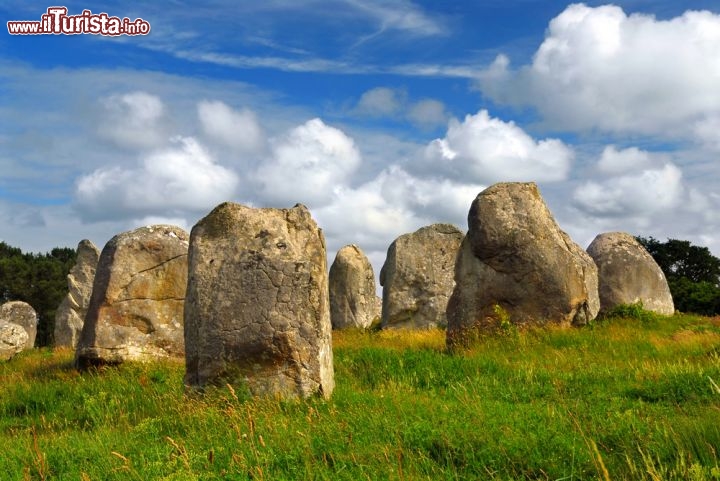 Immagine Menhir Carnac, passeggiata tra uno dei siti archeologici più famosi della Bretagna e della Francia - © Elena Elisseeva / Shutterstock.com