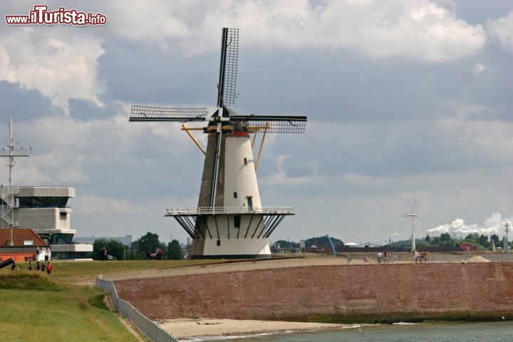 Immagine Mulino moderno a Vlissingen, Paesi Bassi - © Jenny Thompson - Fotolia.com