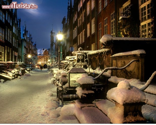 Immagine Nevicata a Danzica, la città nel nord della Polonia - © S.Skladanowski / www.pomorskie.travel