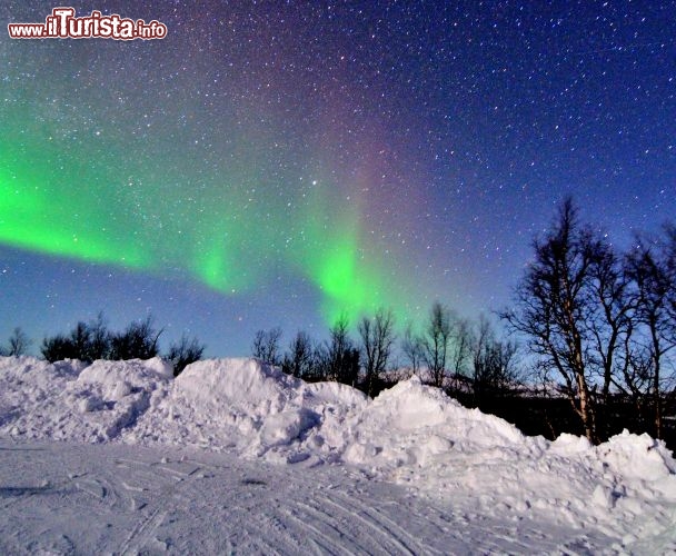 Immagine Northern Lights, ovvero l'Aurora Boreale fotografata vicino ad Abisko in Svezia