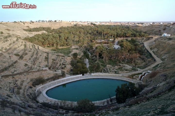 Immagine Oasi di Nefta, vicino a Tozeur in Tunisia. E' una delle cosiddette oasi di montagna al confine son il Sahara tunisino - © Jakez / Shutterstock.com