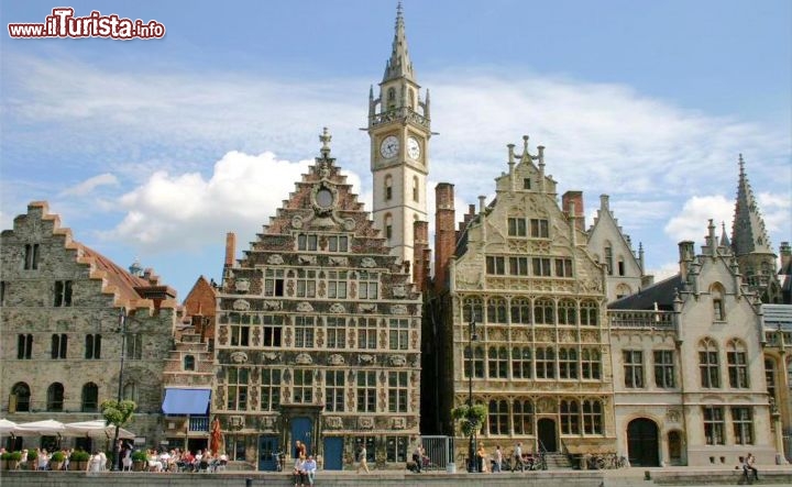 Immagine Palazzi storici a Gand (Gent) la città delle Fiandre in Belgio - Foto di Giulio Badini