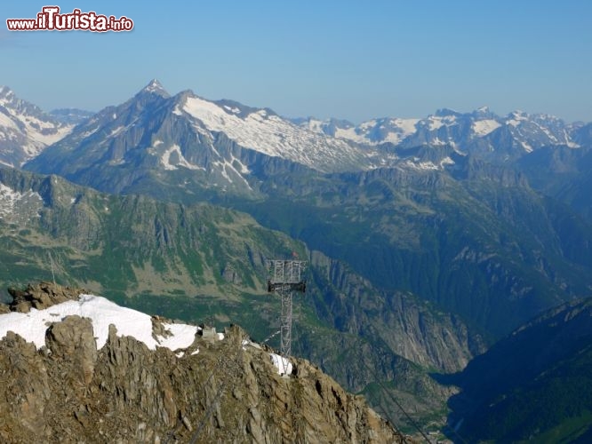 Immagine Fotografia delle montagne del cantone Uri, ammirate dal panorama del Gemmstock sopra Andermatt