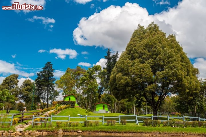 Immagine Il Parque Metropolitano Simón Bolívar si trova nel cuore di Bogotà, capitale della Colombia, ed è uno dei più grandi e importanti della metropoli, sede di grandi eventi che si tengono all'aperto, dai concerti alle manifestazioni culturali o sportive. Le zone verdi in città sono numerose, e i cittadini amano trascorrervi le giornate di riposo - © Jess Kraft / Shutterstock.com