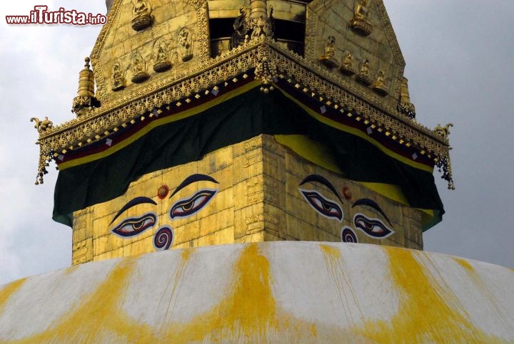 Immagine Particolare del Tempio di Bodnat in Nepal - Foto di Giulio Badini