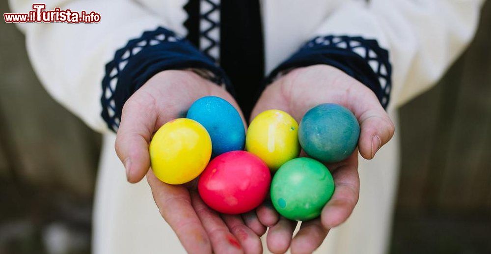 Immagine Pasqua in Estonia, le tradizionali uova colorate.