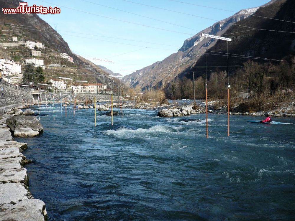 Immagine Percorso di canoa slalom sul Brenta a Valstagna - © N.Fioretti, Wikipedia