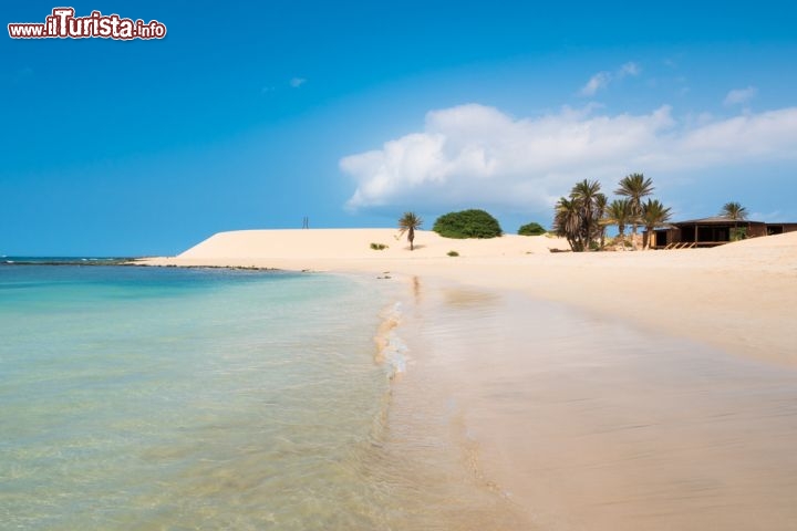 Immagine Praia de Chaves: il mare cristallino di Boa Vista, una delle isole più belle di Capo Verde per chi cerca spiagge tropicali e tanto sole - © Samuel Borges Photography / Shutterstock.com