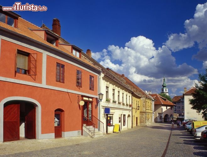 Immagine Quartiere ebraico a Trebic, Repubblica Ceca. Assieme alla basilica di San Procopio, questo ghetto costituisce Patrimonio dell'Umanità dell'Unesco. Copre un'area di circa 4,4 ettari ed è limitato a sud dal fiume Jihlava e a nord da una collina  - © Pecold / Shutterstock.com