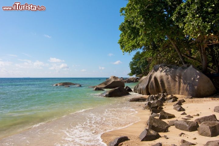 Immagine Rocce di granito e spiaggia Beau Vallon Seychelles - © chbaum / Shutterstock.com