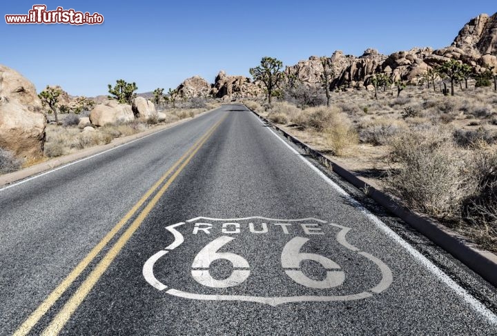 Immagine Route 66 al parco Joshua Tree, California - © trekandshoot / Shutterstock.com