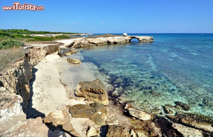 Immagine Salento, la costa adriatica, nel tratto compreso  tra San Cataldo e Torre dell'Orso, in Puglia