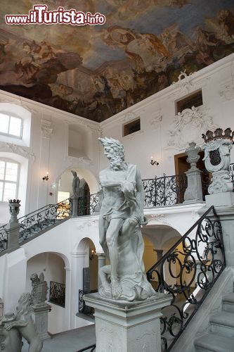 Immagine Scala monumentale presso il Castello Nuovo di Meersburg Germania