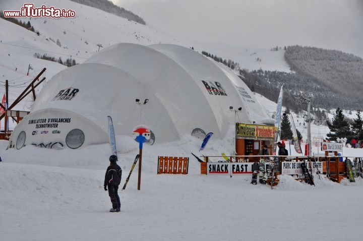 Immagine Il simulatore di Valanghe alle deux Alpes in Francia