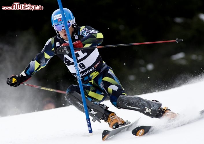 Immagine Slalom Kitzbuhel: la prova della famosa combinata Hahnenkamm, una delle più importanti della Coppa del Mondo di Sci - © Sportsphotographer.eu / Shutterstock.com