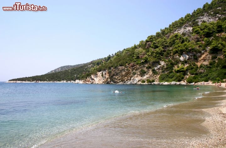 Immagine Una delle tante spiagge di Skiros (Skyros), l'isola che fa parte dell'arcipelago delle Sporadi, nel mare Egeo. Siamo in Grecia  non lonatano delle coste orientali, vicino all'isola di Eubea - © Dimitrios Rizopoulos / Shutterstock.com