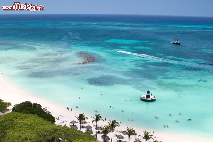 Immagine Spiaggia bianca tropicale dell'isola di Aruba ai Caraibi - © martinique / Shutterstock.com