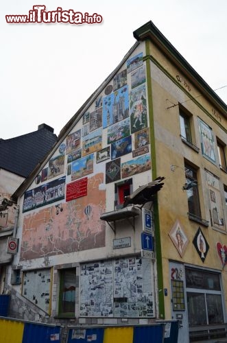 Immagine Street Art a 360 gradi nella zona universitaria di Gand.