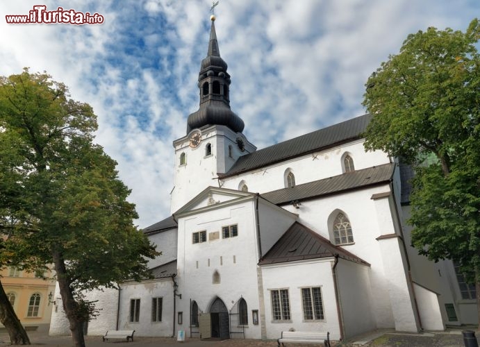 Immagine La Chiesa di Santa Maria a Tallinn (in estone Toomkirik) è la più antica della città, risalente al XIII secolo, ed è l'unico edificio del colle Toompea ad essersi salvato da un terribile incendio nel Settecento. La prima versione era in legno, ma i monaci domenicani provvidero alla costruzione in pietra intorno al 1230 - © Valery Bareta / Shutterstock.com