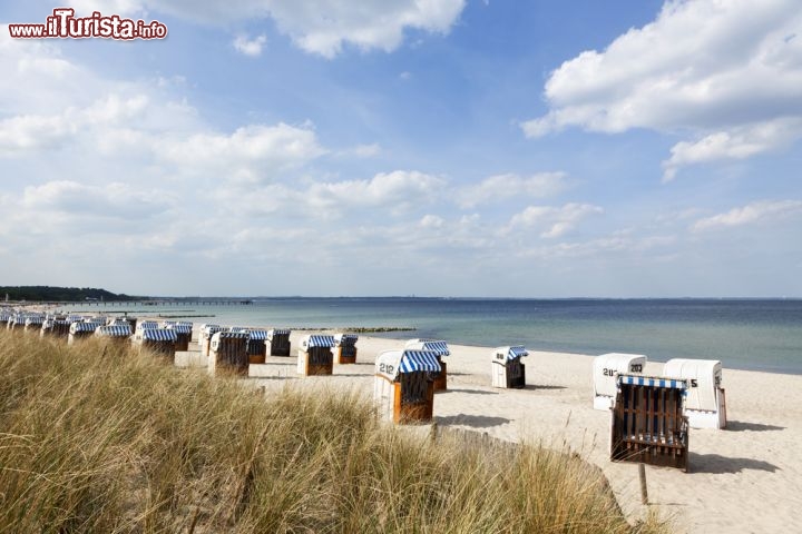 Immagine Timmendorfer Strand la grande spiaggia del mar Baltico, 7 km di morbide sabbie, nel nord della Germania - © Oliver Hoffmann / Shutterstock.com