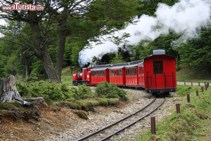 Immagine Il Treno fino alla fine del Mondo? Senza dubbio, dato che ci troviamo in direzione di Ushuaia la città più a sud del mondo, nella Terra del Fuoco dell'Argentina - © Procy / Shutterstock.com