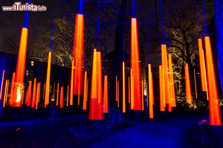 Immagine Particolare dell'Amsterdam Light Festival 2013 - Un interessante progetto luce scelto per illuminare la capitale olandese e i suoi canali in occasione dell'edizione 2013 dell'evento cittadino che richiama migliaia di turisti provenienti da tutt'Europa  © Dennis van de Water / Shutterstock.com