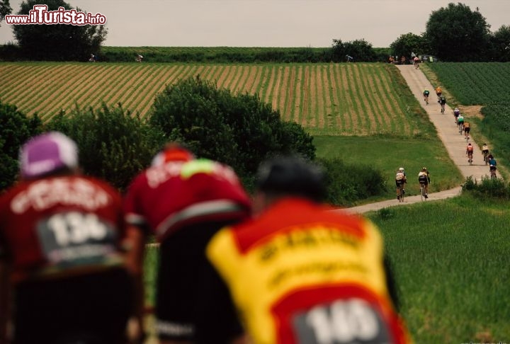 Immagine Uno dei classici muri della Retro Ronde nelle Fiandre. Queste strade sono le protagoniste delle cosiddette classiche di primavera, con il Giro delle Fiandre che rimane la corsa più amata in assoluto dal popolo fiammingo - © www.retroronde.be