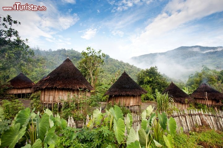 Immagine Un villaggio della Nuova Guinea occidentale, terriotrio appartenente all'Indonesia - © Tyler Olson / Shutterstock.com