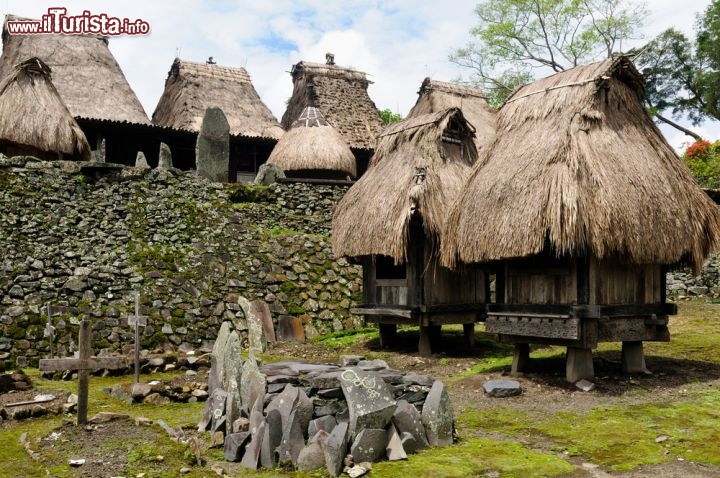Immagine Villaggio tradizionale sull' isola di Flores, arcipelogo delle Piccole isole della Sonda - © Rafal Cichawa / Shutterstock.com