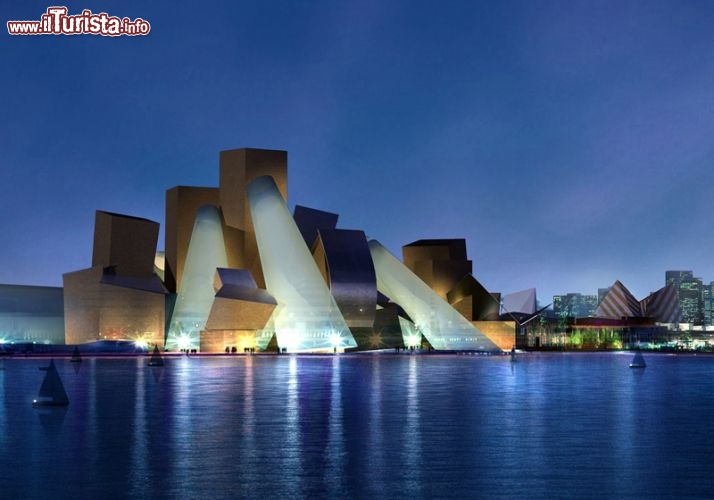 Immagine Guggenheim Abu Dhabi: la ricostruzione grafica del progetto del Guggenheim Museum che aprirà i battenti nella capitale degli Emirati Arabi Uniti nel 2017 dà un'ottima idea di quello che sarà lo spettacolare aspetto dell'edificio - Foto © TCA Abu Dhabi