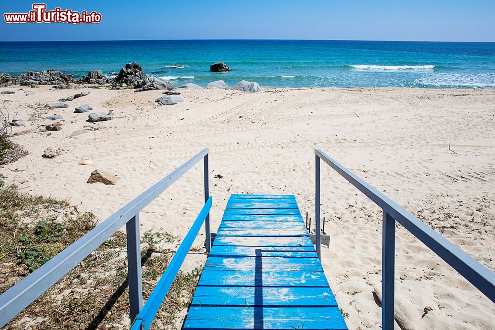 Immagine Accesso alla spiaggia di Orri a Tortoli, costa est della Sardegna