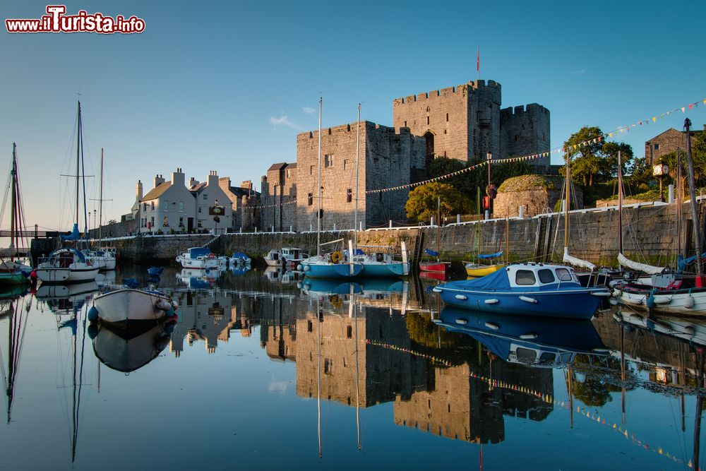 Immagine Alba al Castello Rushen di Casteltown, Isola di Man