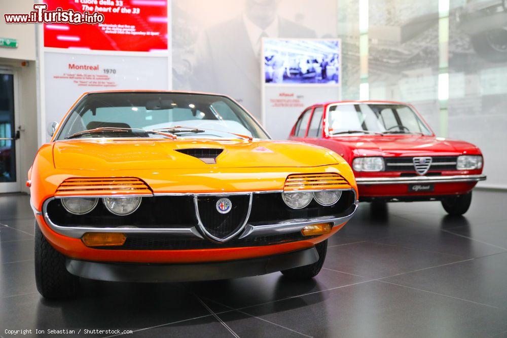 Immagine Un'Alfa Romeo Montreal e un'Alfa Sud al Museo Storico Alfa Romeo di Arese  - © Ion Sebastian / Shutterstock.com
