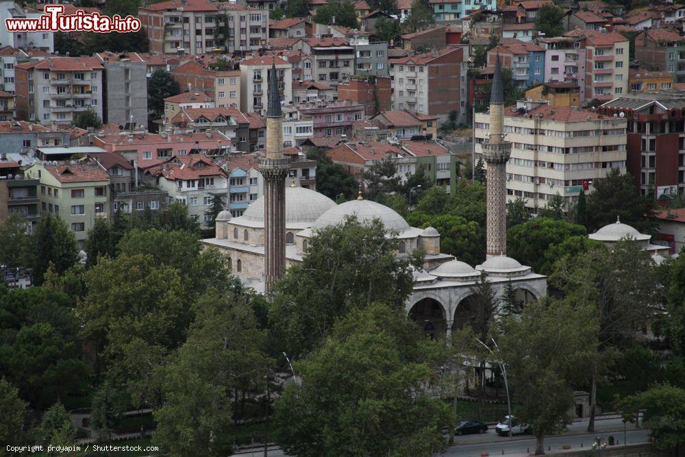 Immagine Amasya, Turchia: una veduta della Beyazit Pasa Mosque con i due alti minareti - © prdyapim / Shutterstock.com