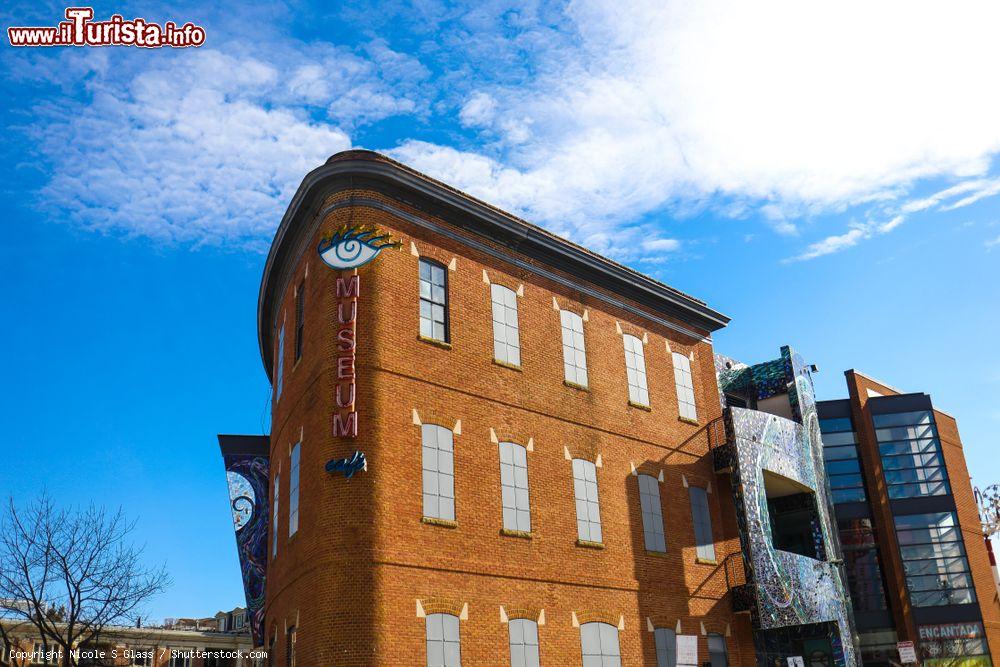 Immagine L'American Visionary Art Museum a Federal Hill, Baltimora. E' specializzato nella conservazione e nell'esposizione di opere d'arte esterne  - © Nicole S Glass / Shutterstock.com