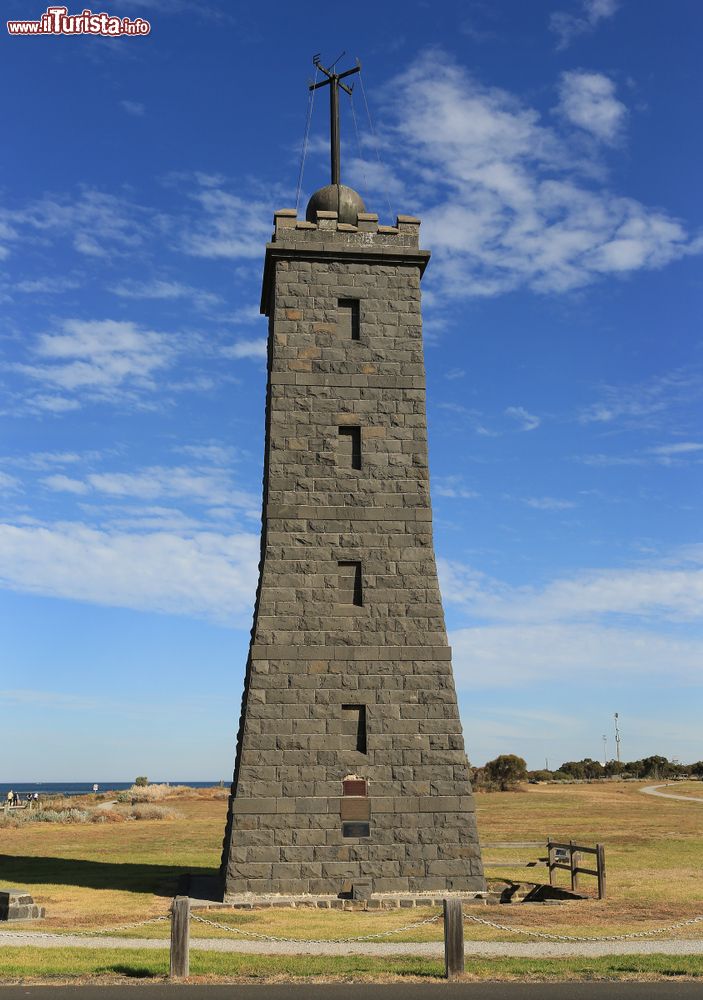 Immagine L'antica torre di lavoro dell'orologio di Point Gellibrand, a Williamstown (porto di Melbourne) stato di Victoria, Australia. La  sua costruzione risale al 1852.
