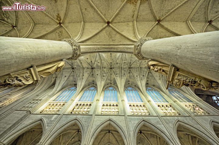 Immagine Architettura interna della cattedrale di San Rombaldo a Mechelen, Belgio - © 169007825 / Shutterstock.com